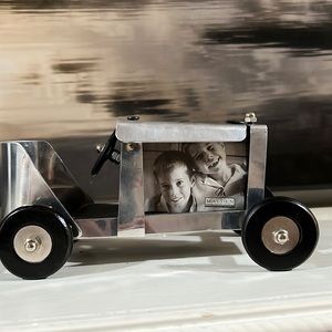 7" Metal Race Care Photo Frame